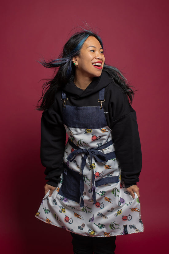 Profesionální zástěra s mojí ilustrací a nápisem