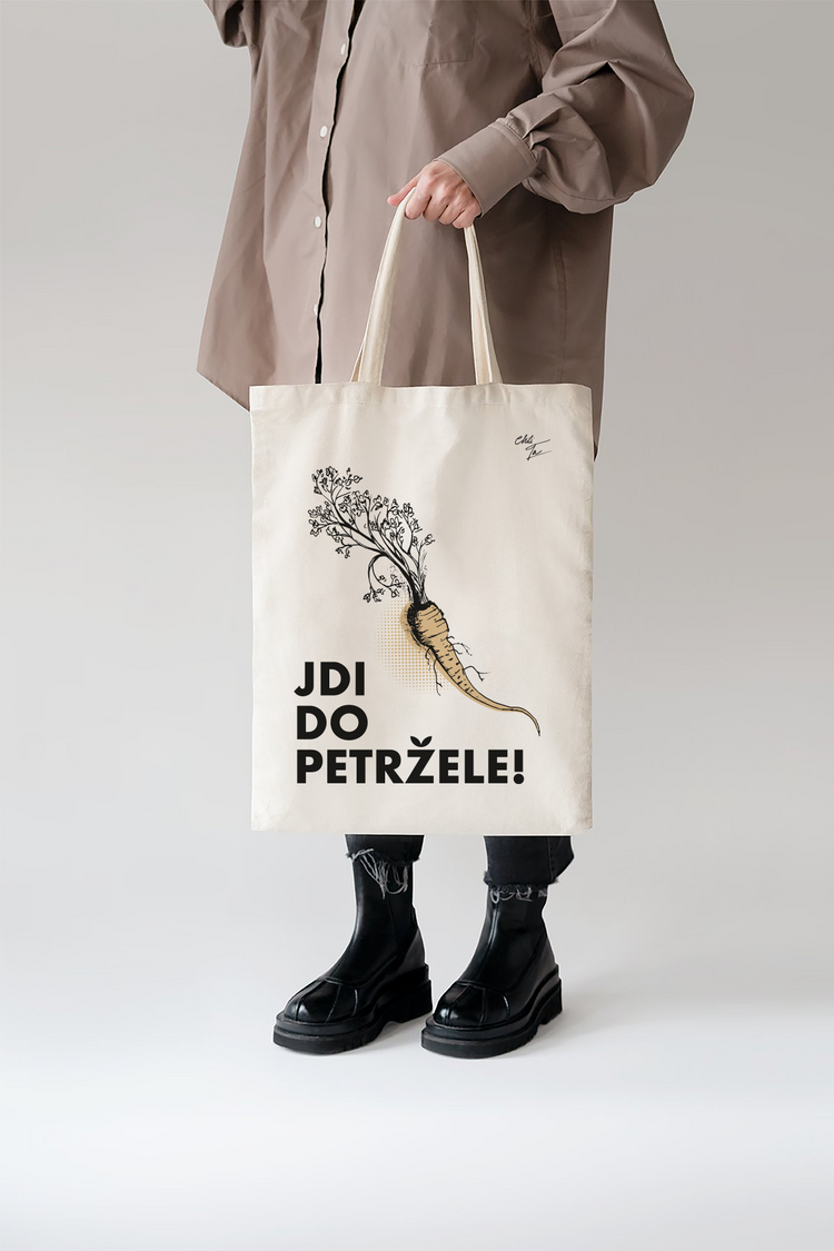 Plátěná taška, jdi do petržele!