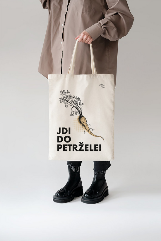 Plátěná taška, jdi do petržele! 